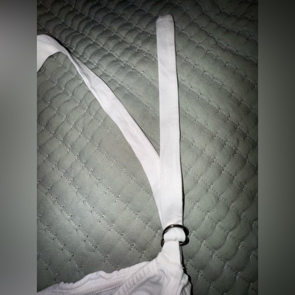 Free People Halter Top White Draped Handkerchief Hem Sold at Revolve. Size XL - Picture 6 of 11